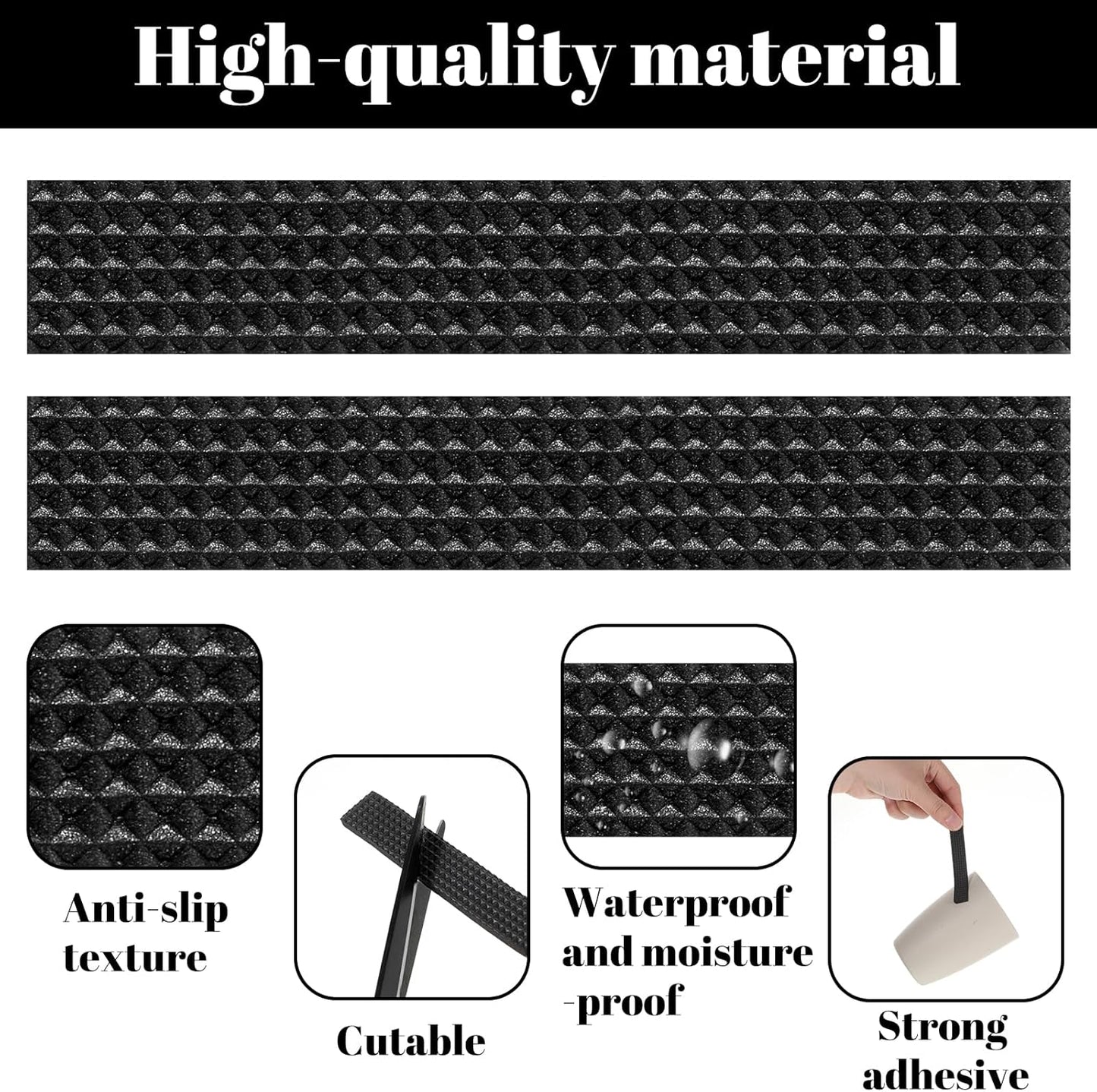 30 Almohadillas antiderrap para muebles y suelo madera 1/2x3pulg