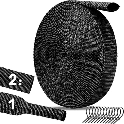Fundas cable trenzado termorretráctil 2:1 26ft