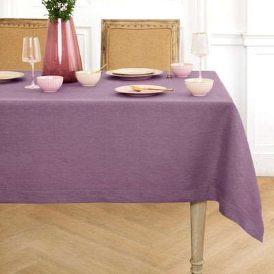 Mantel lino 60x90pulg para mesa rectangular Fete