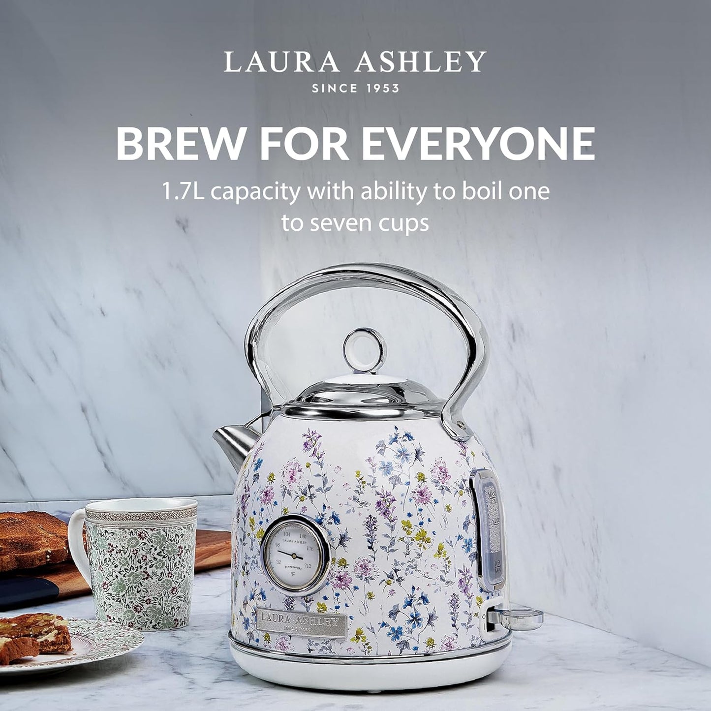 Hervidor cúpula Laura Ashley 1.7L Wild Meadow