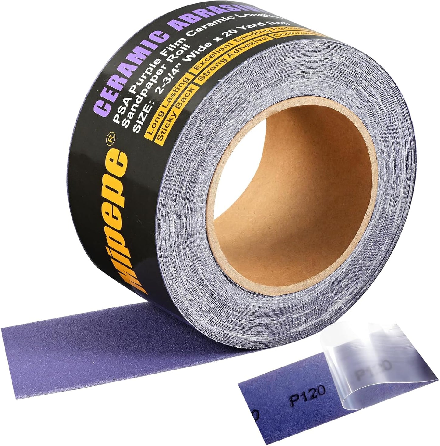 Rollo lija cerámico grano 1000 morado 20yd