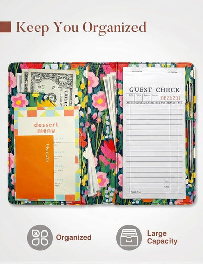 Libro para camarera organizador meseros bolsillo