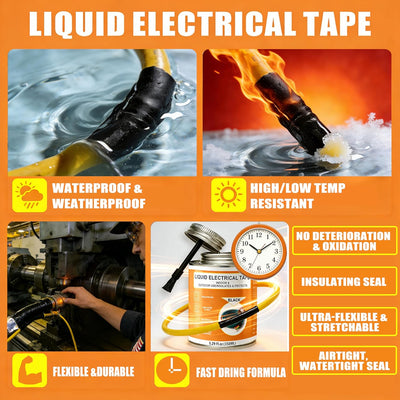 Cinta eléctrica líquida 5.29oz sellador impermeable rápido