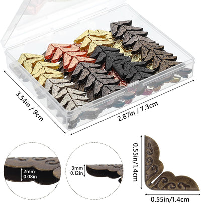 120 Protectores Esquina Libro Metal Vintage Manualidades