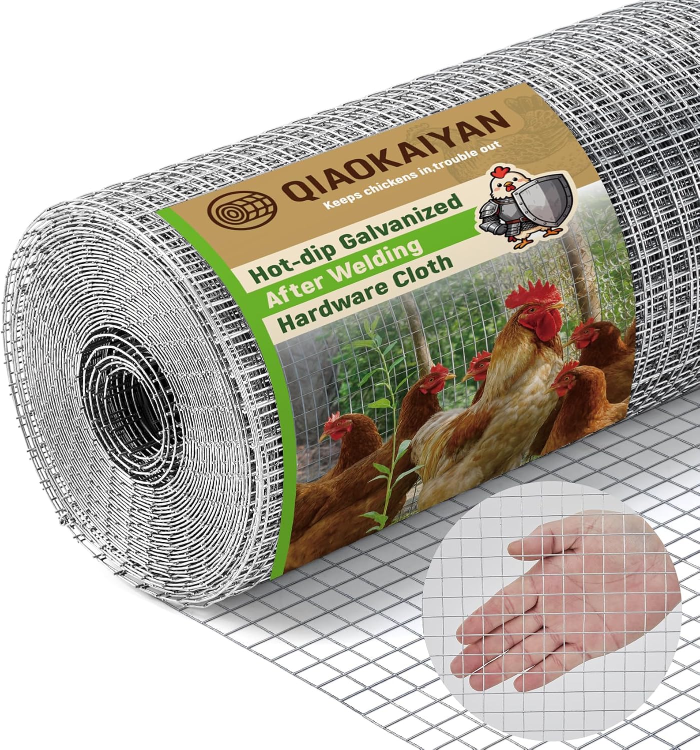 Paño hardware 36x10ft alambre 1/2pulg galvanizado