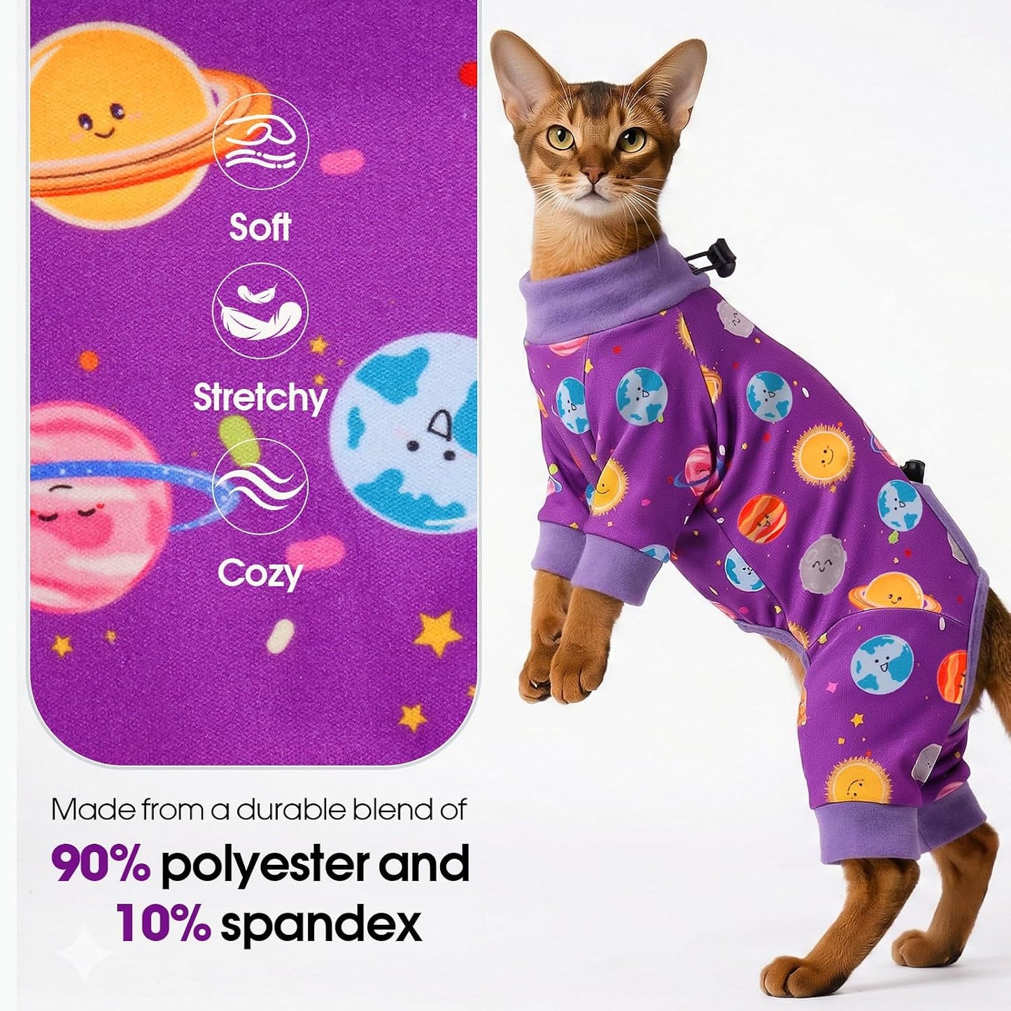 Ropa gato control cabello tela adhesiva suéter transpirable M