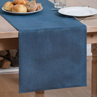 Camino de mesa azul marino Artoid Mode para fiestas, 13 x 72 pulgadas