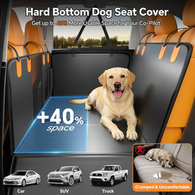 Funda asiento perro piel sintética extensor trasero ajustable