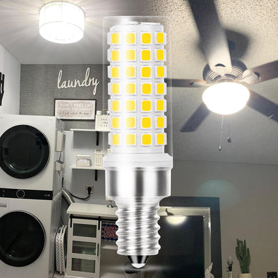 Bombilla LED E12 6W blanco natural 4000K para lámpara colgante