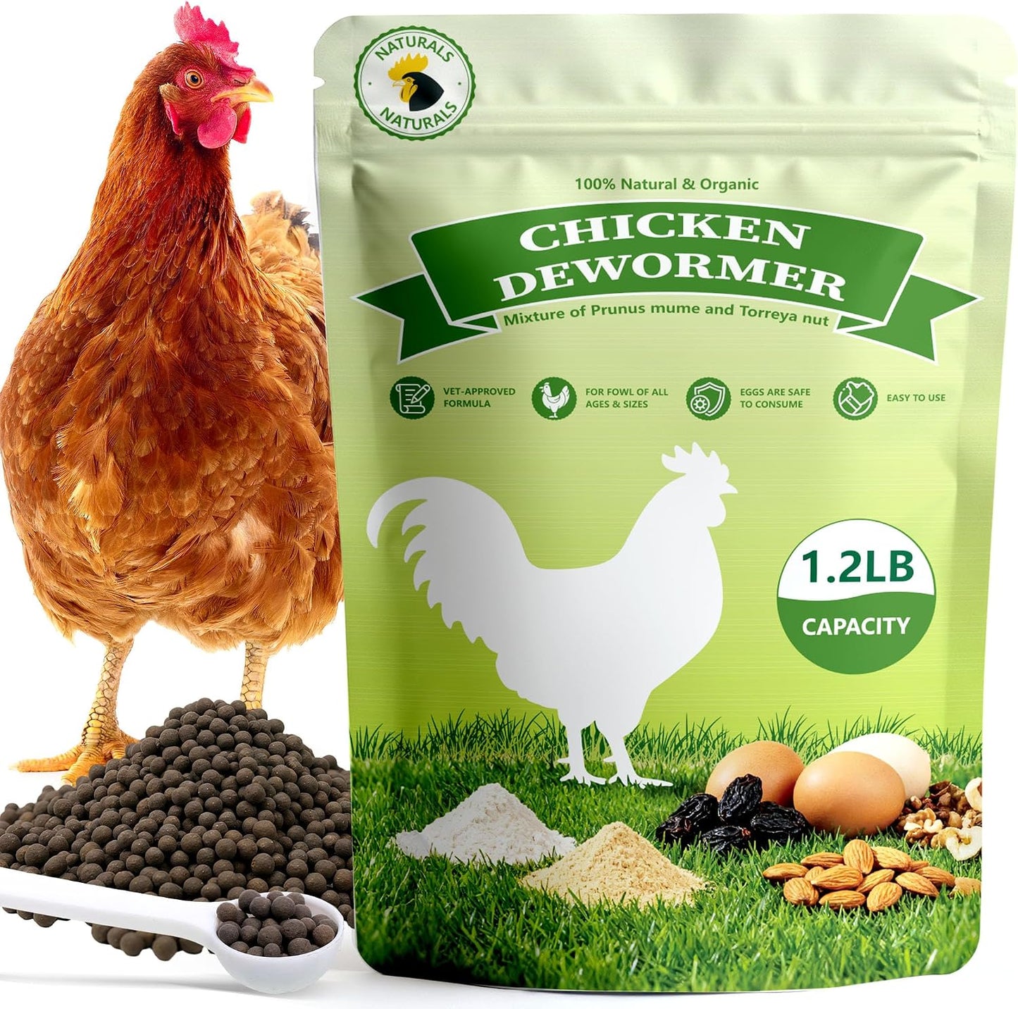 Polvo bienestar aves sabor chile 1.2lb bolsa resellable