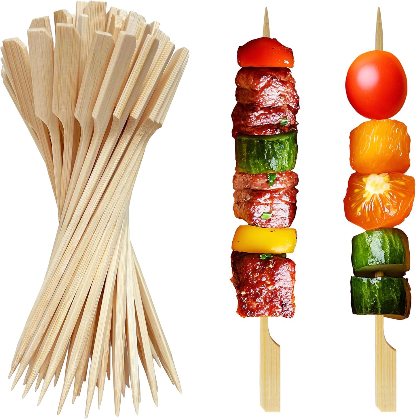 Brochetas bambú 8pulg 200 pinchos barbacoa