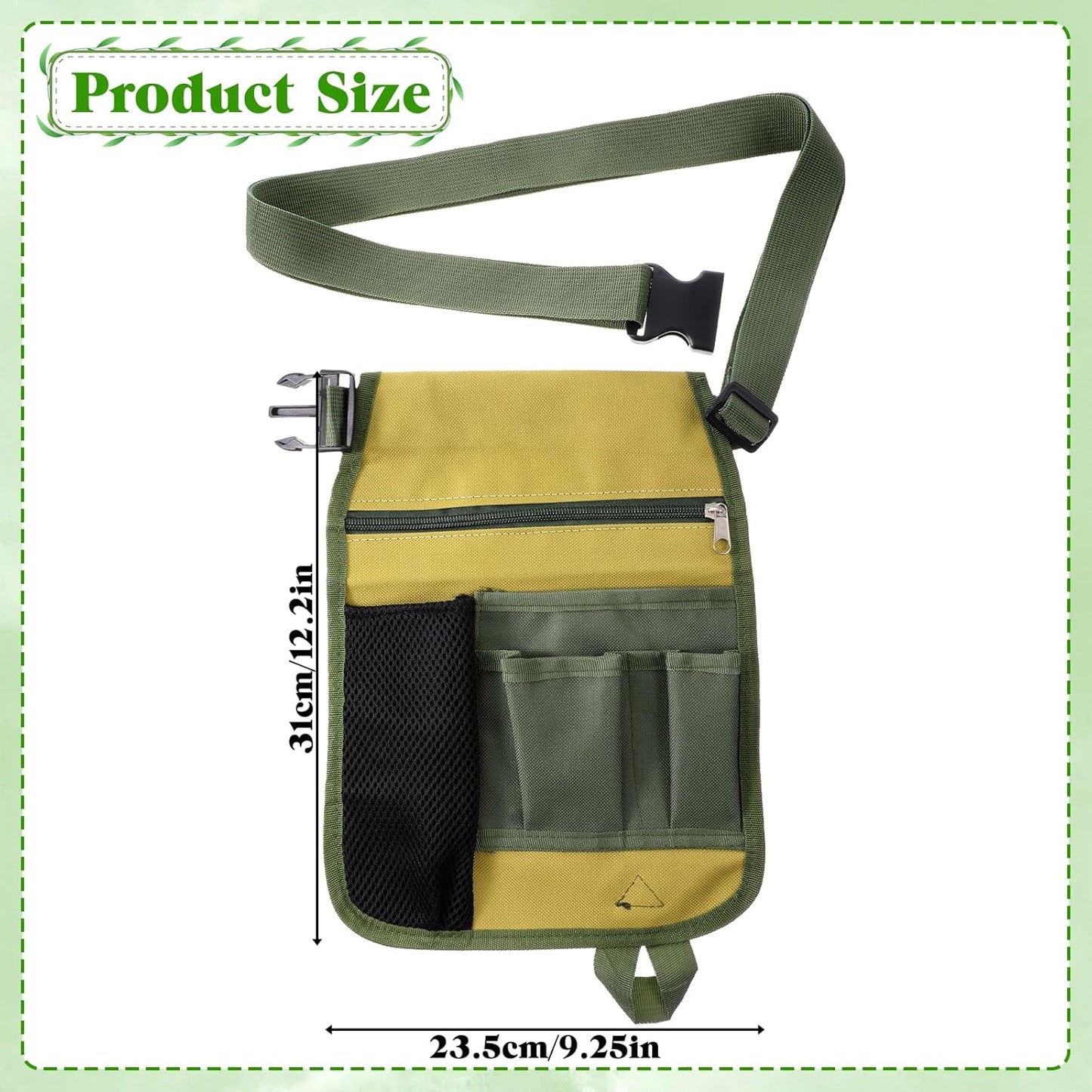 Bolsa herramientas ajustable para electricista y carpintero