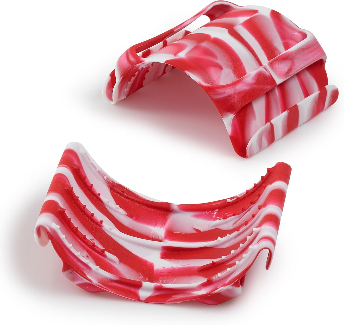 Manopla silicona set 2 rojo camuflaje pequeño/mediano