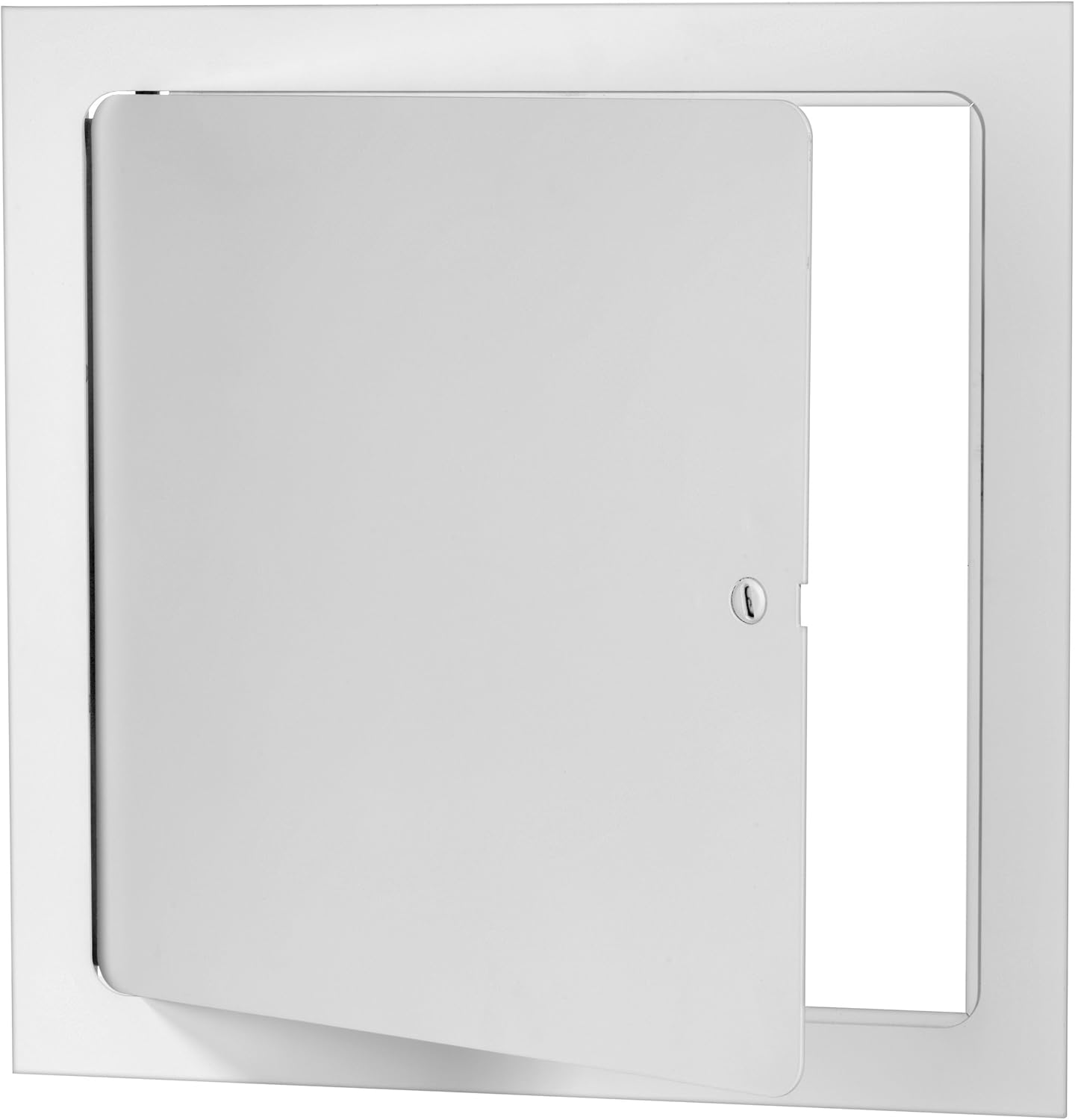 Puerta acceso acero 8x8pulg color blanco montaje universal