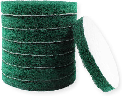8 Almohadillas Fregar 5pulg Cepillo Taladro Eliminación Óxido Verde