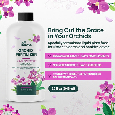 Fertilizante orquídeas 32oz interior exterior con micronutrientes
