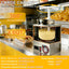 Dispensador queso nacho acero inox 4.6qt con calentador 6 temp