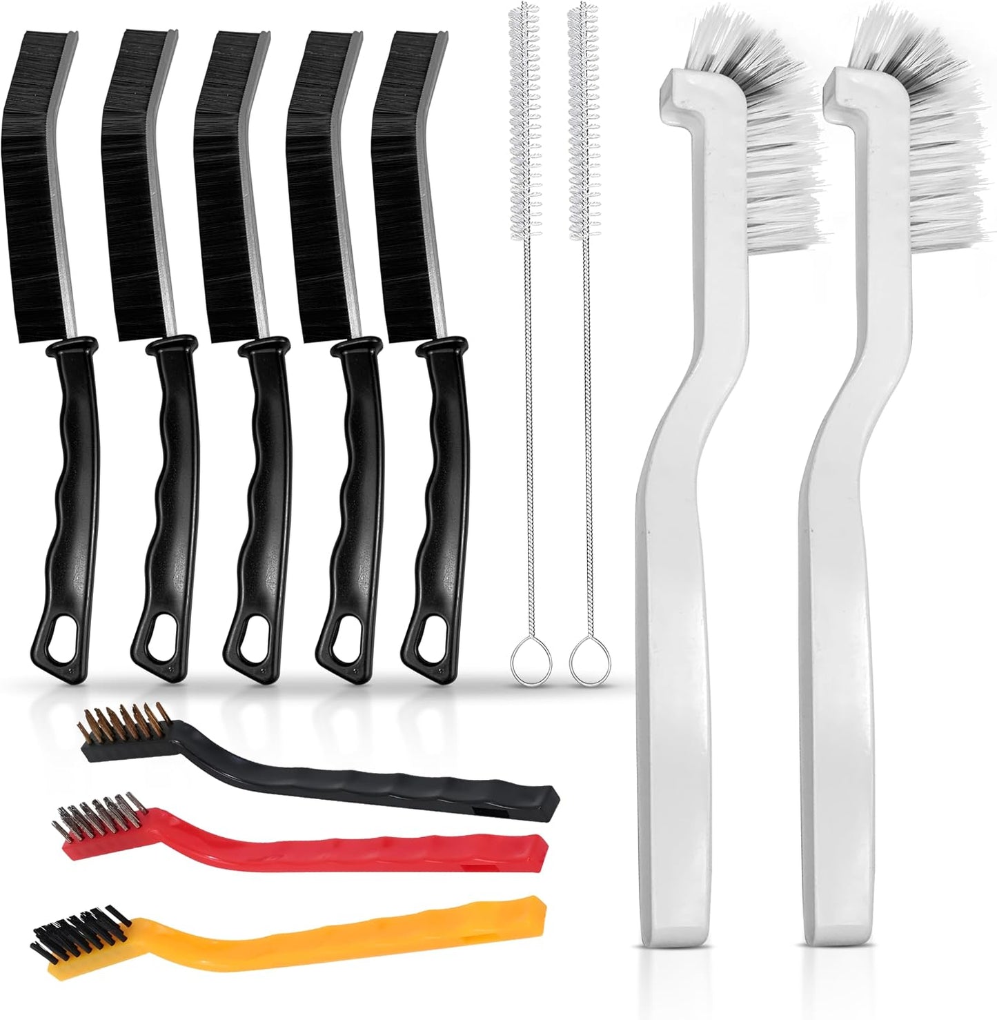Set 12 Pzas Cepillos Limpieza Cerdas Duras Cocina Baño