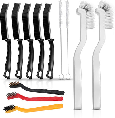 Set 12 Pzas Cepillos Limpieza Cerdas Duras Cocina Baño