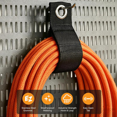 6 Soportes Cables Correas Organizadoras Resistente Ojal