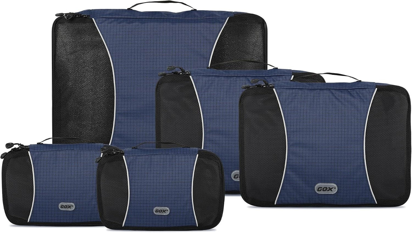 Organizador viaje 5 pzas 1grande 2mediano 2pequeño