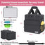 Bolsa viaje perro grande con bolsillos 2 cuencos plegables