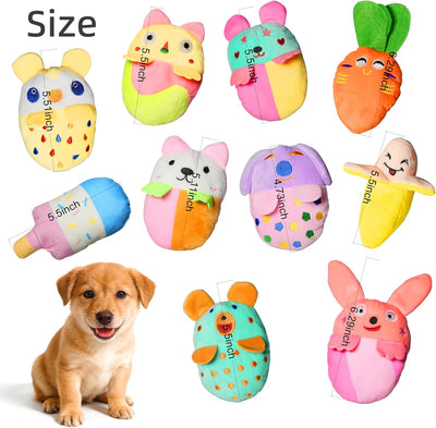 Juego 28 juguetes chirriantes para perros pequeños/medianos