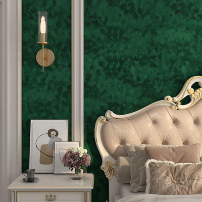Papel tapiz terciopelo verde esmeralda autoadhesivo extraíble