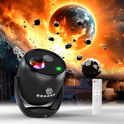 Proyector 3D de galaxia con 90 escenas, luz nocturna y Bluetooth