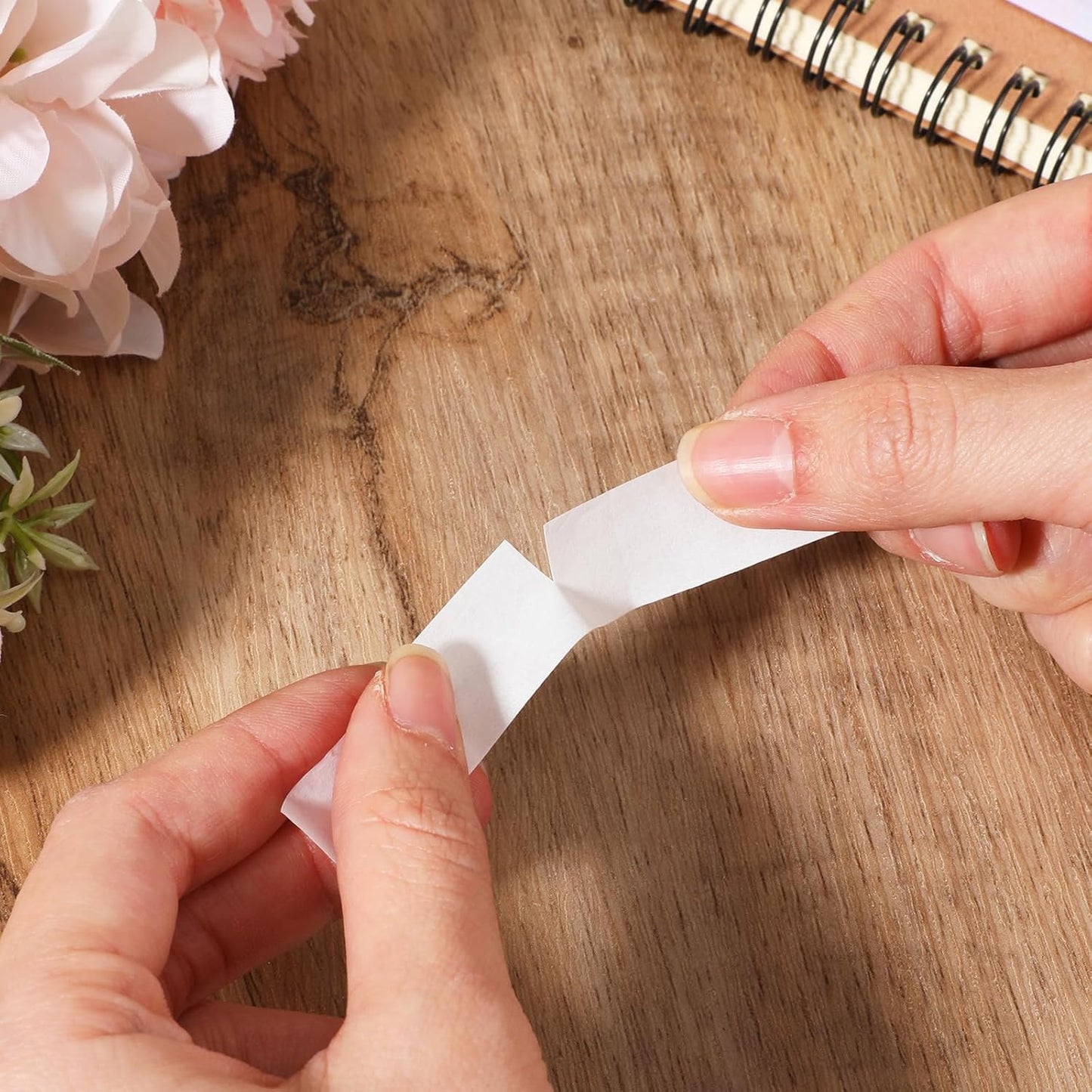 6 Rollos Cinta Blanca Adhesiva Decorativa Sin Residuos