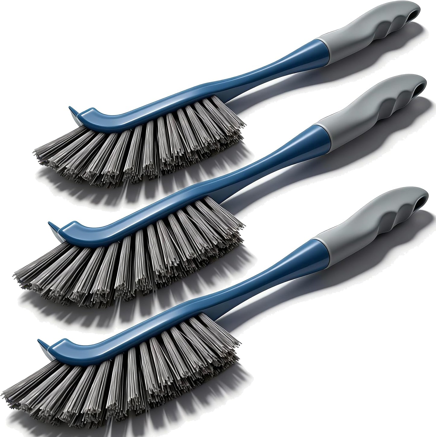 Set 3 Cepillos Duras para Ducha Grifos Fregadero Inodoro