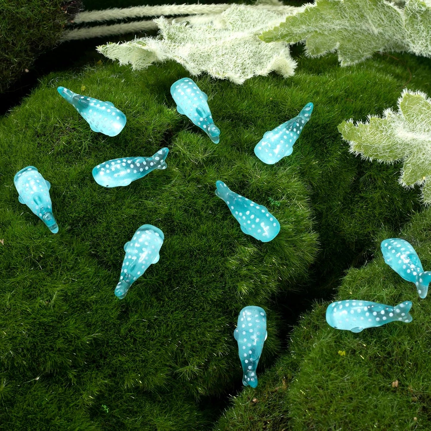 50 figuras resina ballena decoración hogar jardín hadas