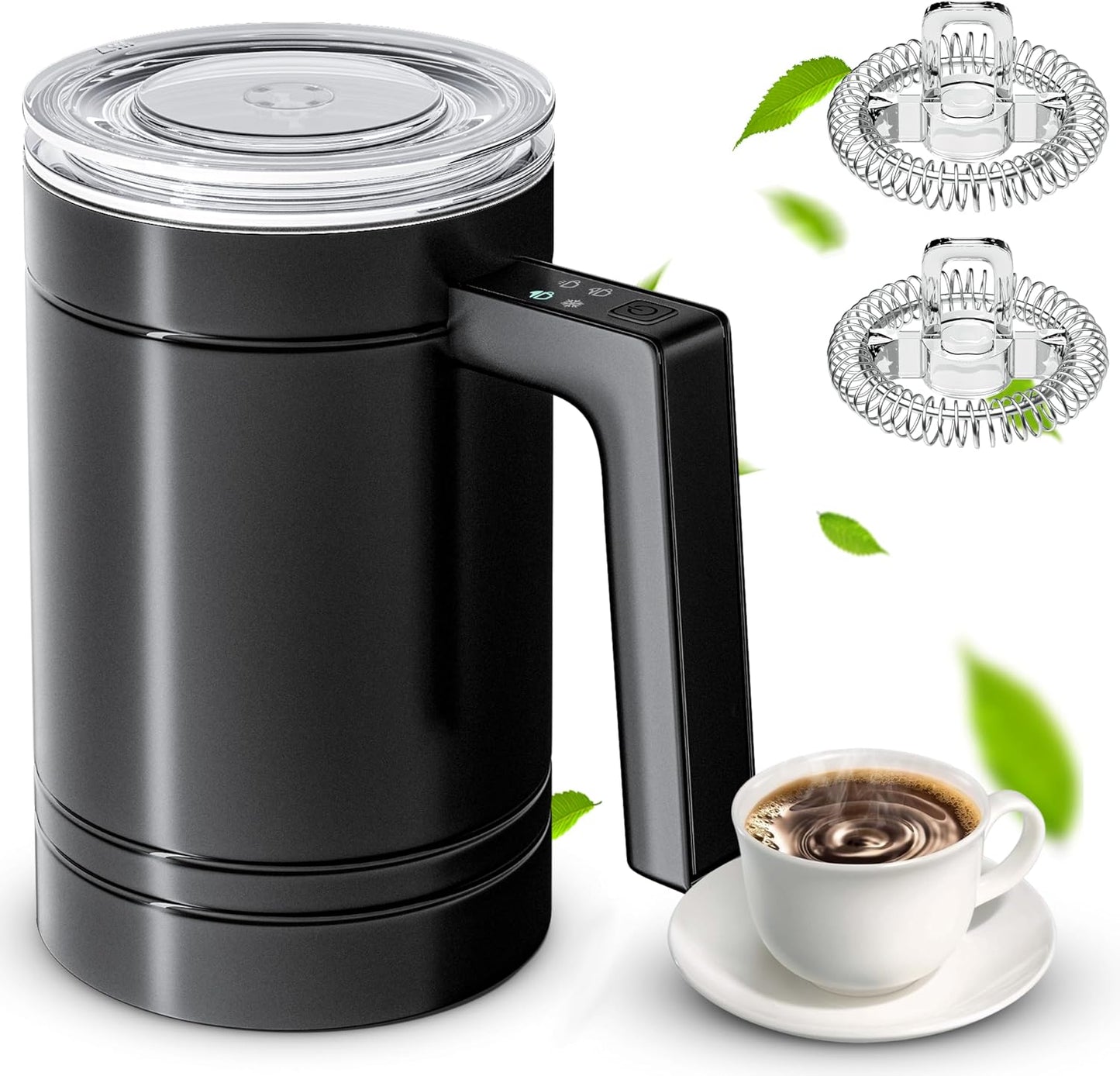 Espumador leche 4en1 vaporizador fabricante espuma fría y caliente