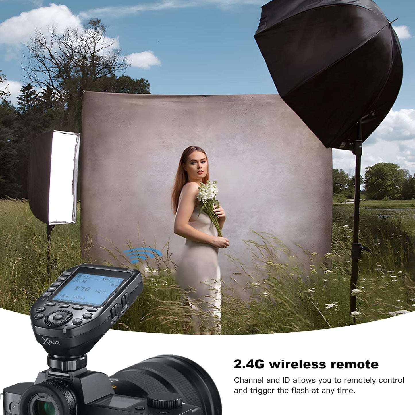 Transmisor flash inalámbrico Nikon 2.4G HSS