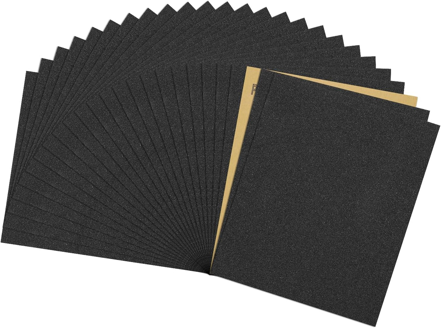 Papel lija 80 grano 9x11pulg 25 hojas aluminio