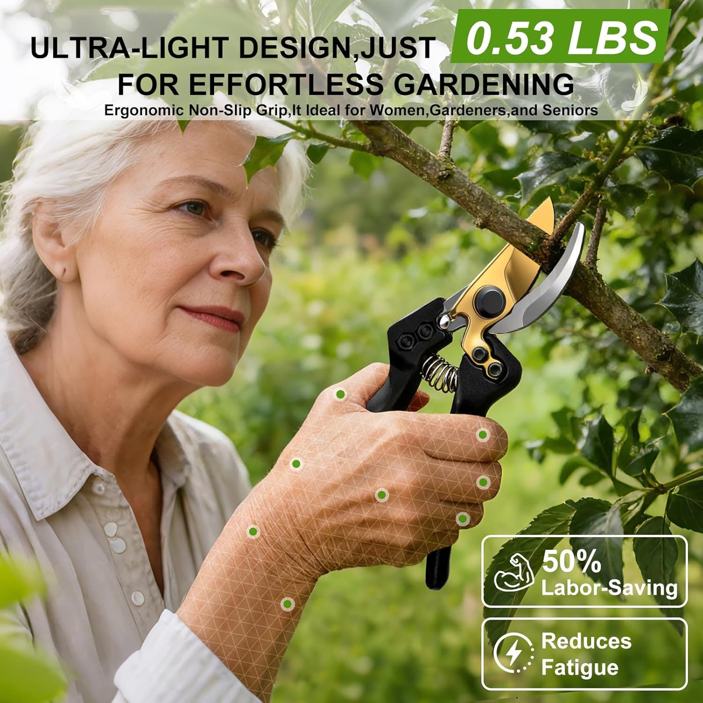 Tijeras podar jardinería acero SK5 profesionales