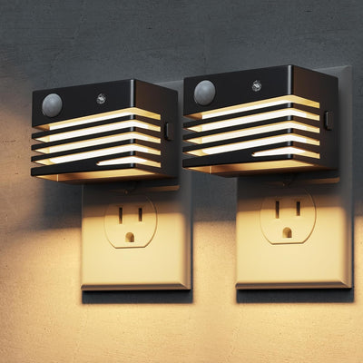 Luces pared enchufables 3 modos sensor movimiento