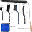 Kit 8 cepillos limpieza lavadora secadora azulejos baño