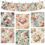 6 Pzas Paños Suecos Reutilizables Florales Vintage