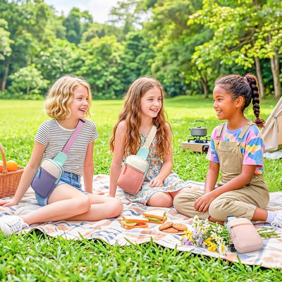 Bolso riñonera ajustable para adolescentes y niñas 8-12 años