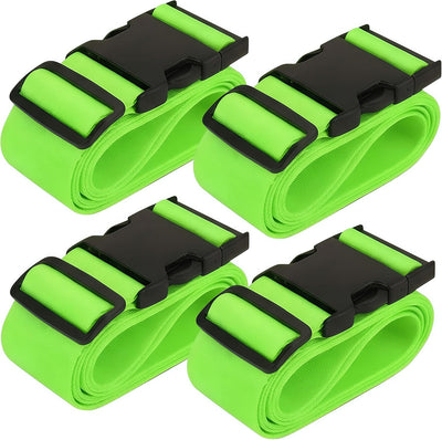 Correas de equipaje color verde