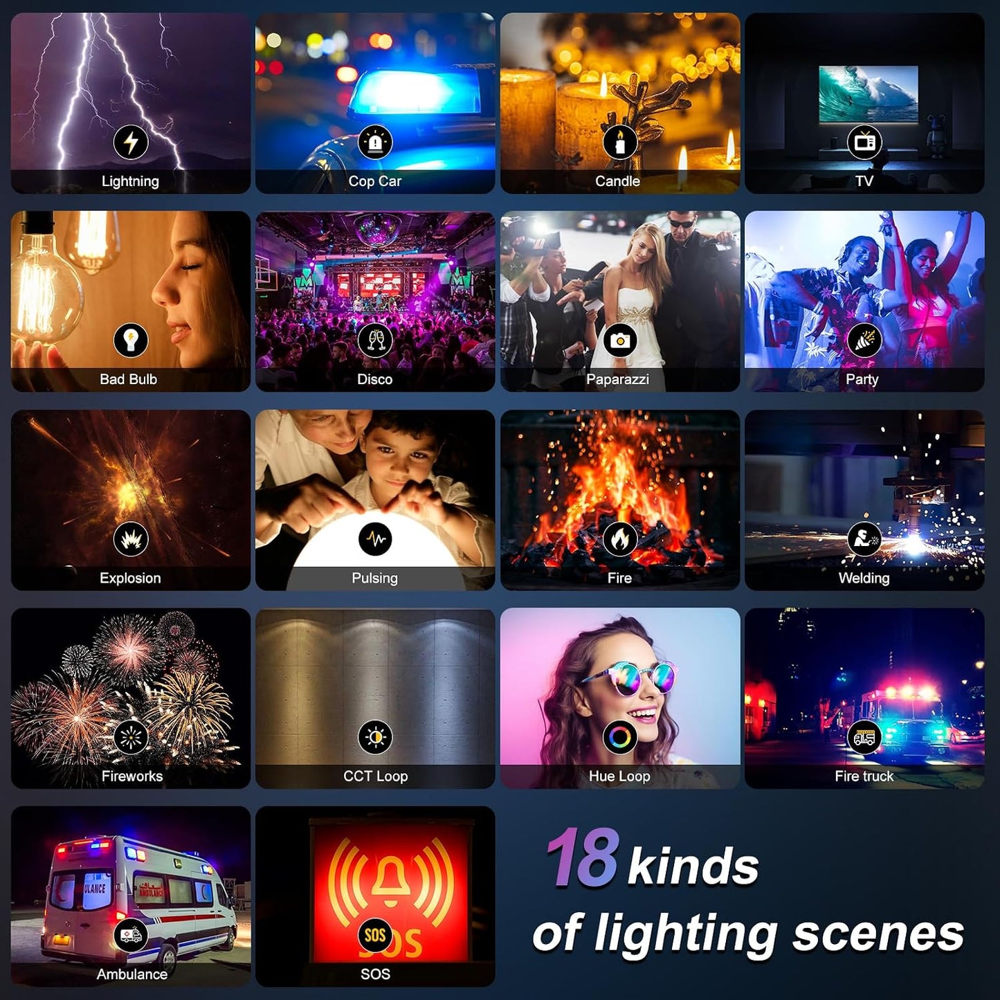Kit luz estudio RGB 880RS 60W con softbox y control Bluetooth