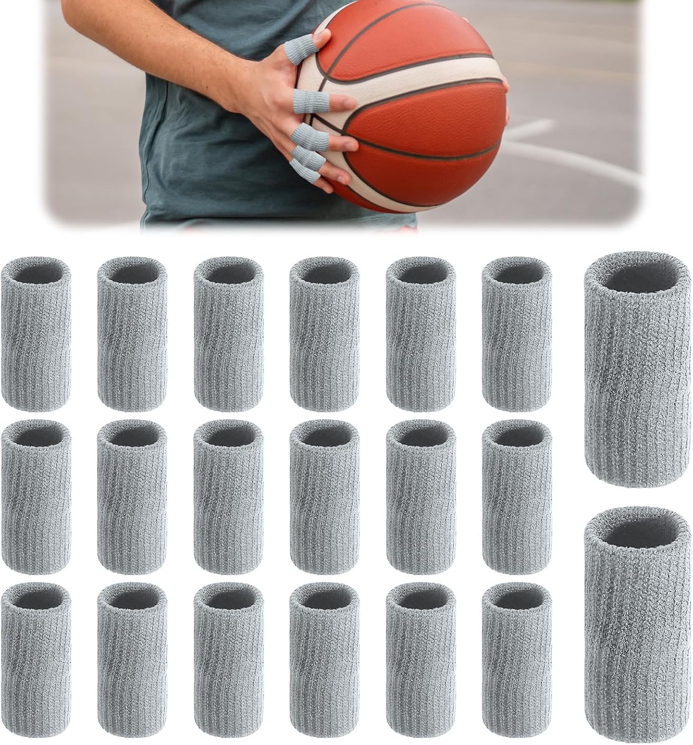 10 Fundas Compresión Dedos Soporte Articulaciones Deportes