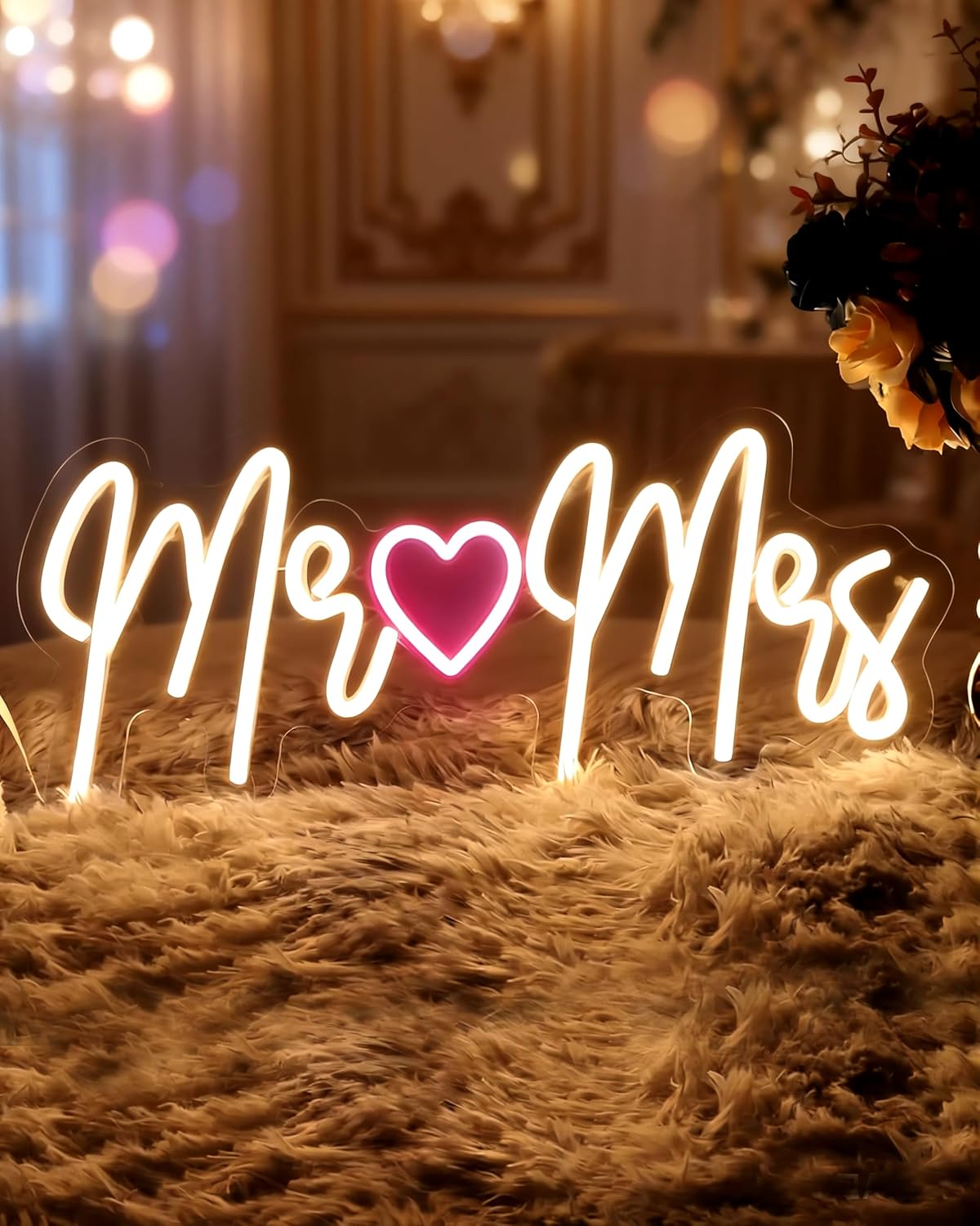 Letrero Neón Romántico LED Pareja USB