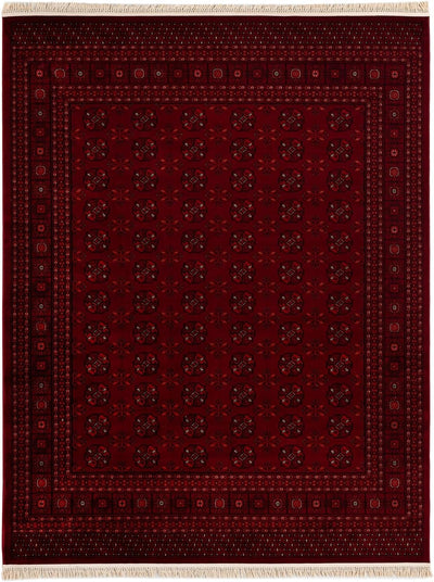 Alfombra área Khan 7'10x10' rojo/terracota