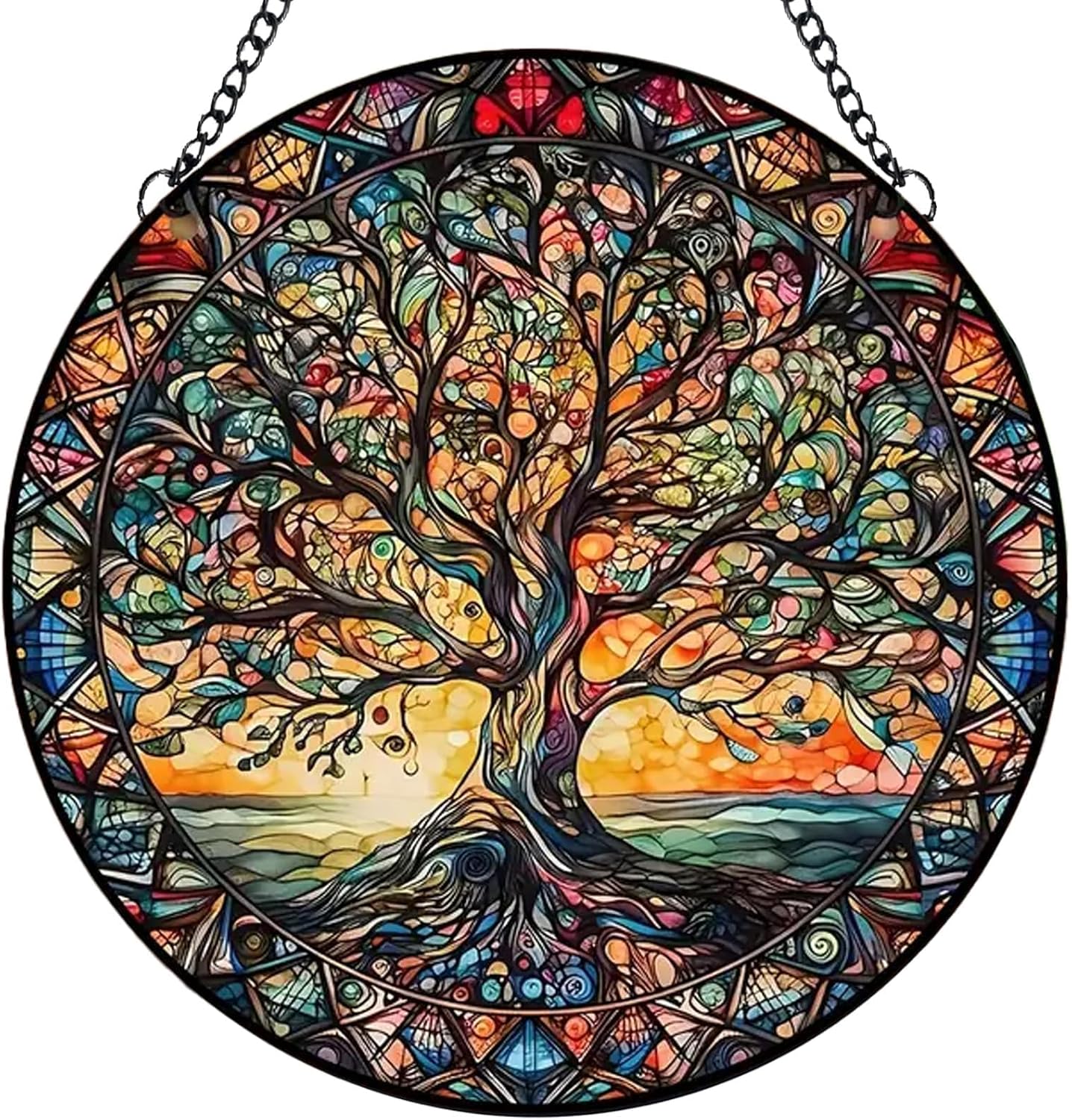 Atrapasoles Árbol de la Vida para Ventanas Interior/Exterior