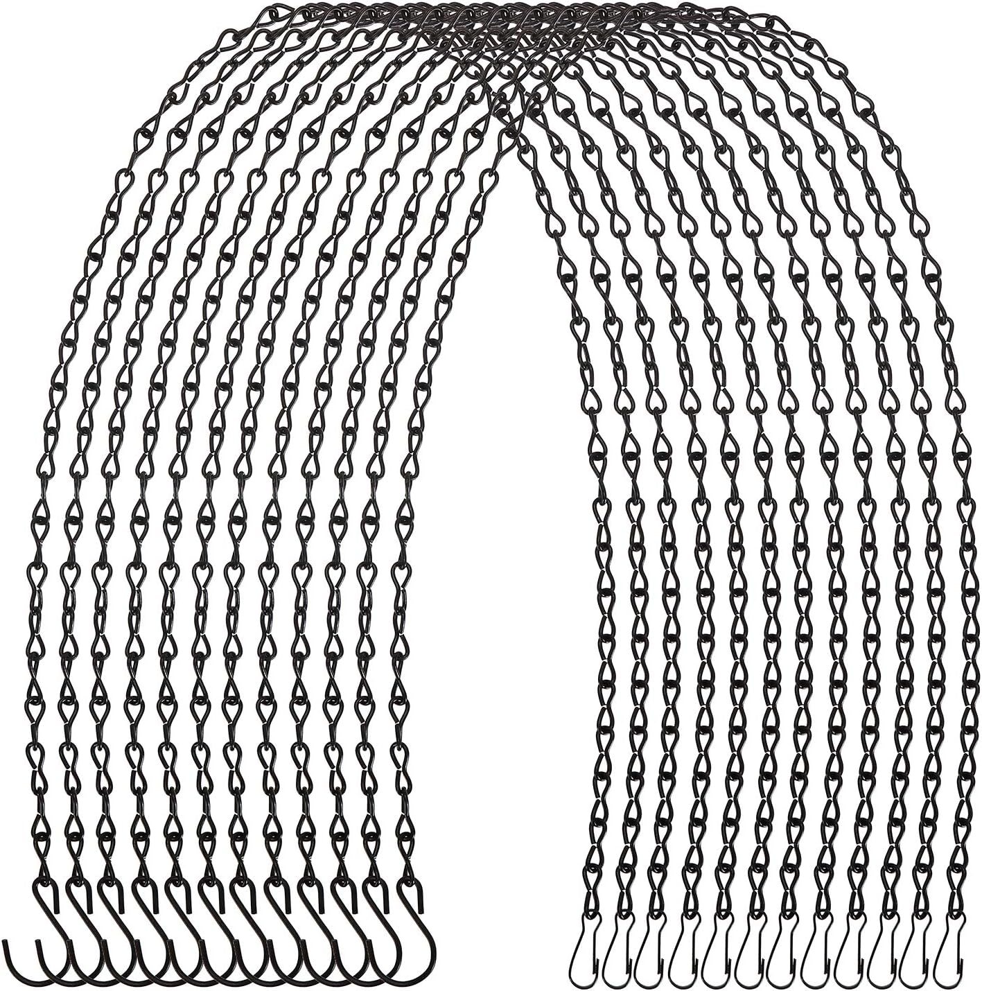 12 Cadenas Colgantes 35pulg para Macetas Comederos Pájaros