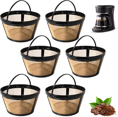 Filtro café acero inox permanente 6 Pzas comp Mr Coffee