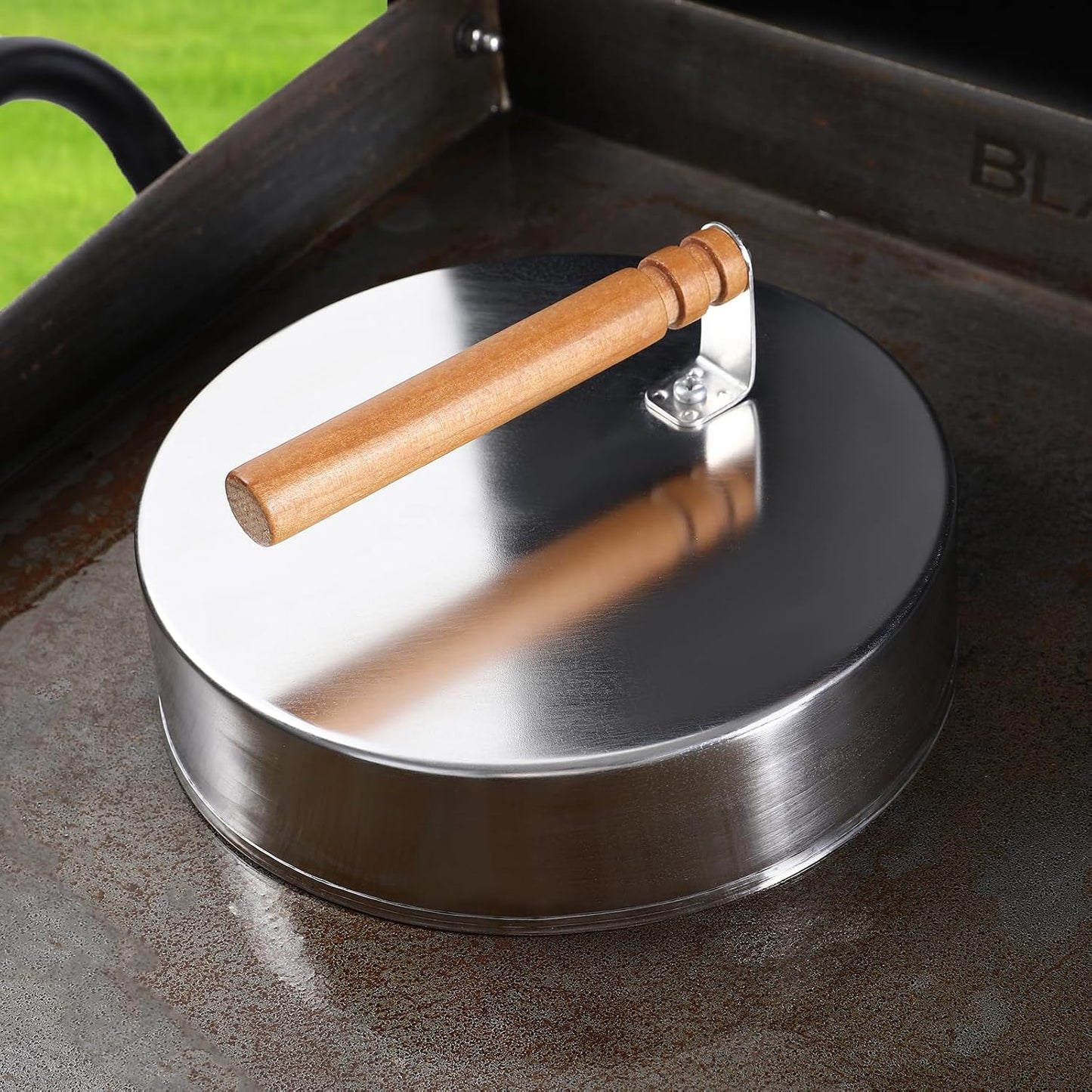 Cúpula queso acero inox mango madera grado 304