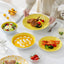 Set 24 Pzas Comida y 6 Pzas Cuencos Pasta 8.5pulg Porcelana